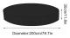 Round Hot Tub Cover, Foldable, Moisture-Proof Hot Tub Cover, Round Outdoor Cover for Spa - 200x30cm - for Hot Tubs