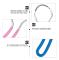 Manual Hair Removal Spring for Women 2 Pcs Portable Facial Epilator Hair Removal Tool
