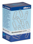 Trombon - häftklammer - elastisk - Wedo-klämma - 123 261000 - Paket med 1000 spetsiga tromboner 26 mm, galvaniserade glänsande