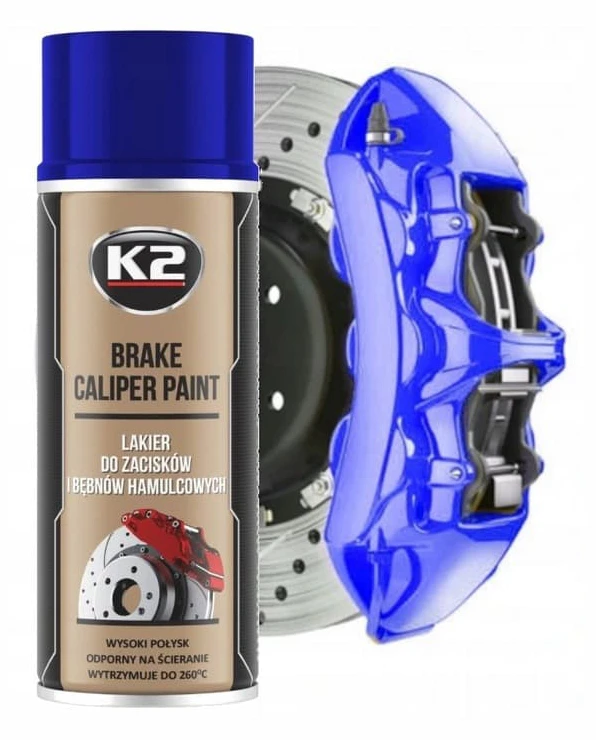 K2 Bromsoksfärgsats Sprayblå