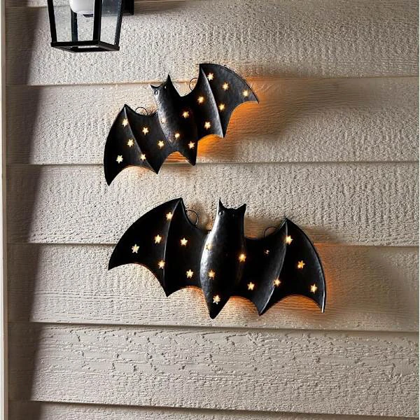 LED Fladdermusdekorationer Halloween Dekorationer (2st)