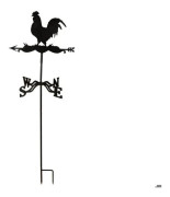 Metalväderflöjel - Esschert Design - Tupp - Brun - Väderriktning sensor