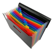 Expanding File Folder with Accordion Folder and Reversible Cover