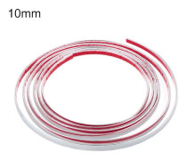 Mordely Car Body Chrome Strip Molding Trim Adhesive Sticker 10MM 10mm