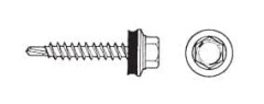 SJÄLVBORRANDE SKRUV 4,8*55MM RAL 7024 - 5 STO - WSB 55 7024