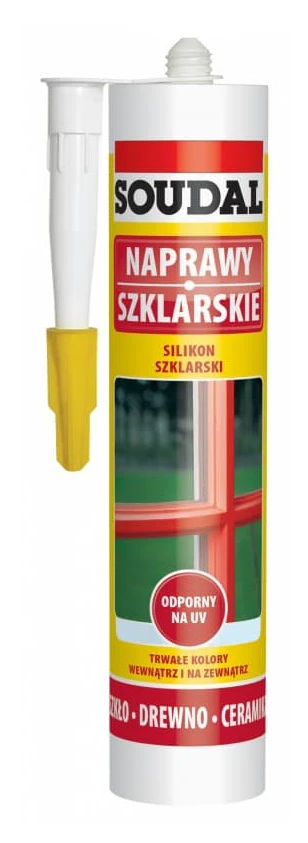 SOUDAL GLAS SILIKON KLAR 280ML - SIL MED SO BEZ