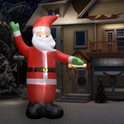 vidaXL Uppblåsbar jultomte med LED IP44 4,5 m