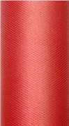 Tyll slätt, röd, 0,15 x 9 m (1 st / 9 lm)