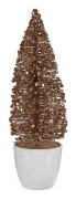 Julgran Liten Gyllene Brons Plast (9 x 28 x 9 cm)
