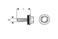 SJÄLVBORRANDE SKRUV 4,8*35MM FÖRZINKAD - 5 ST - WSB 35 ZN