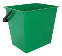 Rektangulär hink 15 l grön - WIA PL 15 PZ