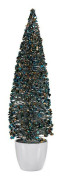 Julgran Stor Blå Gyllene Plast (10 x 38 x 10 cm)