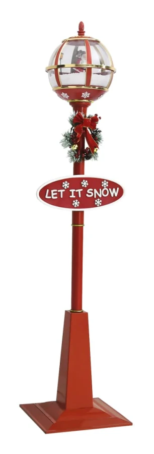 Gatlykta med jultomte 175 cm LED