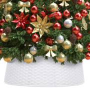 vidaXL Julgranskrage vit Ø65x19,5 cm