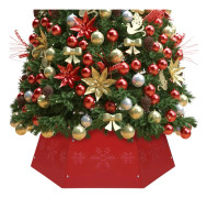 vidaXL Julgranskrage röd Ø68x25 cm