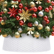 vidaXL Julgranskrage vit Ø54x19,5 cm