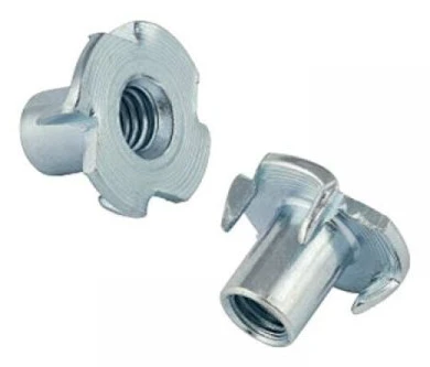T-mutter Klomutter 4-sidig Mutter Klofäste M5 x 8 mm 50 stycken