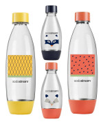 Set med 4 flaskor till SODASTREAM fuse diskmaskinskolsyra 2x1L 2x0,5L