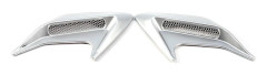 2-pack bil trim luftintag huv scoop ventil, luftutsläpp luftintag huv