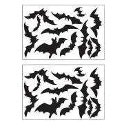 2 ark Halloween-klistermärken för Halloween-dekor-lingling}