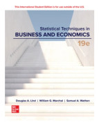 Statistical Techniques in Business and Economics ISE