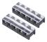 |HH| Kopplingsplint Dubbla rader Högströmsskruvplint med lock 600V 60A 2st 5 positioner (605)