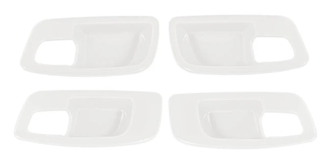 4 pcs Car Interior Door Handle Bowl Cover Trim for Charger 2011-2021 Interior Accessories, White