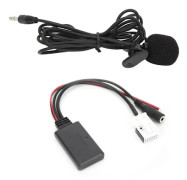 NA/Bluetooth 5.0 AUX-kabeladapter Handsfree med mikrofon, ersättning för Citroen Berlingo/Jumpy/C2/C5