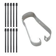 Original BOOX Markeringsspetsar Kompatibla med Max lumi, lumi2/Note air2/Note5,3,2/Nova airC/Nova3 colol/Nova 3,2 pennor 10 Plastspetsar 10 Plastic Nibs 0.01
