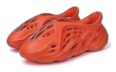 Trendiga & Bekväma Foam Slides För Barn Vuxen - Lätta, Snabbtorkande & Halkfria Tofflor För Utomhuslek! Orange 32-33