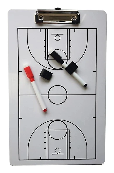 Coach Board Dry Erase Board for Coaching Double-Sided Design Strategy Board Whiteboard for Basketball
