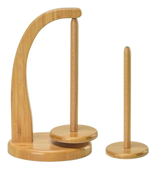 Wooden Yarn Holder with Magnet - Knitting Accessory Organizer Spool Rack B