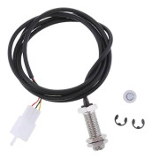[PL】Digital Hastighetsmätare Vägmätare Varvräknare Sensor Kabel & Magnet ATV Motorcykel