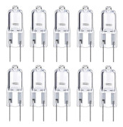 10x G6.35 Halogenlampa 20W Dimbar 12V GY6.35 Varmvit 2700K Halostar
