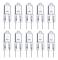 10x G6.35 Halogenlampa 20W Dimbar 12V GY6.35 Varmvit 2700K Halostar