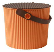 Hink med lock 8L, Omnioutil, Aprikos/Brun