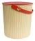 Hink med lock 20L, Omnioutil, Beige/Röd