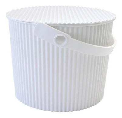 Hink med lock 10L, Omnioutil, Vit