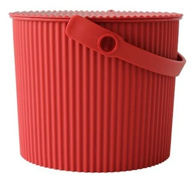 Hink med lock 8L, Omnioutil, Röd