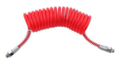 Spiralkabel M-16x1,5 4,5m röd POLMO
