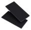 (Svart) 2-pack barmatta PVC gummimatta barmatta underlägg avlopp tjock Rec