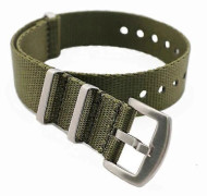 Seatbelt nato grön 22mm Grön