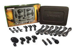 Shure PGADRUMKIT7, Bastrumma, Mikrofonkit, Svart, 7 styck, XLR, Kardioid