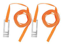 Bihusrem - 2 st bärbar biodlingstillbehör för fast åtdragning och buntning (orange)