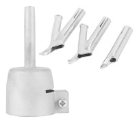 4 Hastighetssvetsmunstycken för Vinyl PVC Plast Varmluftspistol Triangel Hastighetsmunstycke 5mm Rund Svetsning_OF