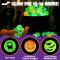 72 Pcs Halloween Bouncy Balls, Glow in the Dark Eyeball Bouncy Balls for Halloween Party Favors Decorations, Trick or Treat School Prizes