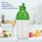 Hililand 200ml BPA-fri Läcksäker Salladsdressing Shaker Behållare med Lock
