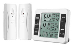 Trådlös kylskåpstermometer Digital frystermometer Temperaturövervakare med sensorer för I