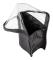 2-pack Sminkborstar Resehållare Kopphållare, Pennfodral för Skrivbord, Genomskinlig Kosmetisk Väska med Dragkedja