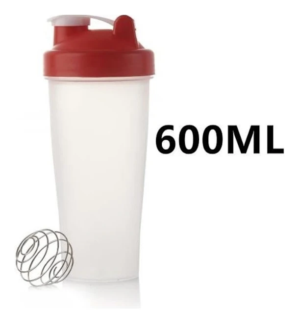 Salladsdressing Shaker, Blandningskopp, Avtagbar Blandningsskiva, Salladsdressing Mixer, för Sås, Matlagning, Sirap, Olja, Sport, 600ml